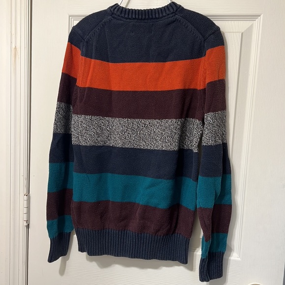 Lands’ End Drifter Men’s Striped Sweater Size Small, 34-36 - Picture 2 of 6